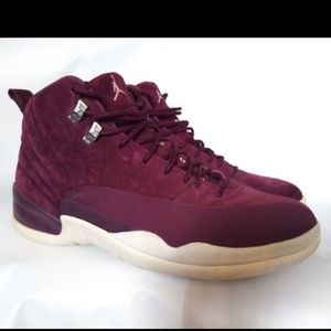 AIR JORDAN 12 XII RETRO USED SIZE 11.5 BORDEAUX BU